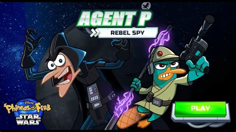 phineas and ferb star wars game|perry the platypus games star wars.